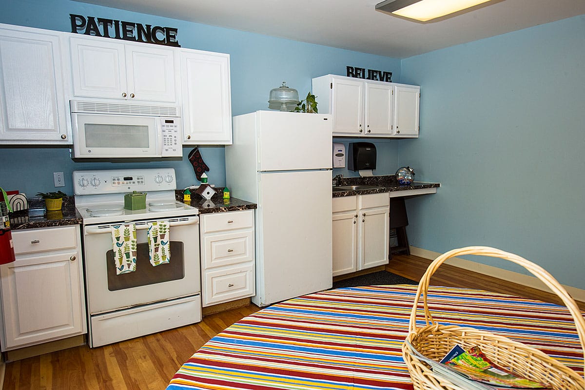 kitchen and occupational therapy at the Lakeside Post Acute facility