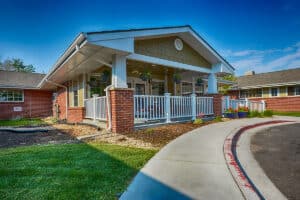 the front of the Lakeside Post Acute facility